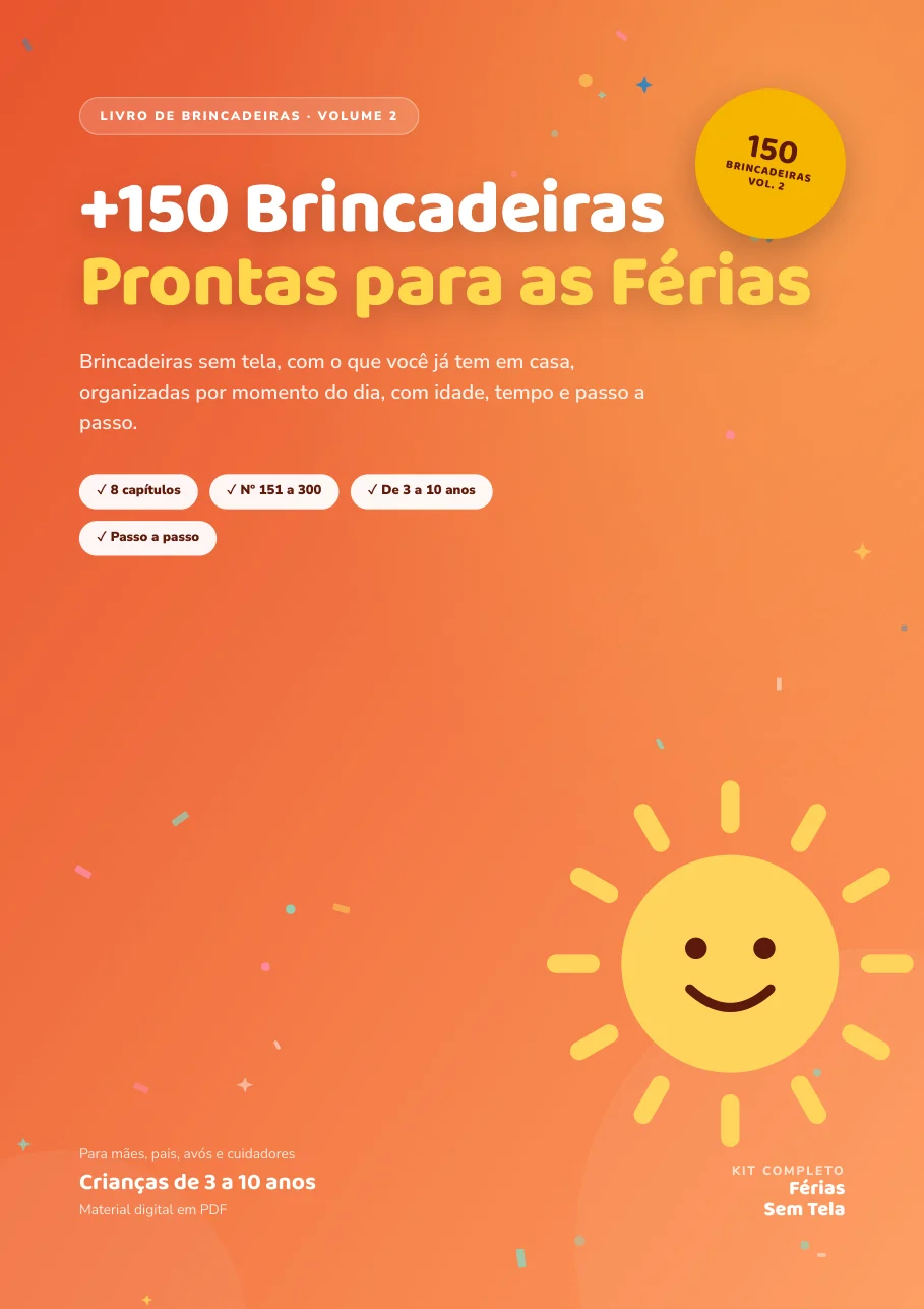 Capa: Livro de Brincadeiras · Volume 2